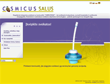 Tablet Screenshot of cosmicussalus.lt